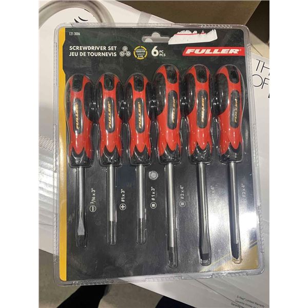 Fuller 6 pc Screwdriver Set