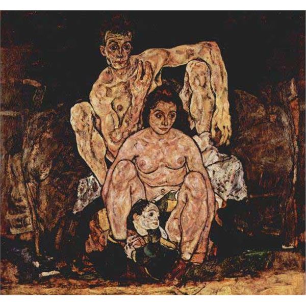 Egon Schiele - The Family