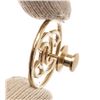 Image 6 : Chanel Silver Metal Round CC Brooch