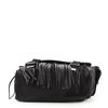 Image 3 : Saint Laurent YSL Fringe Flap Messenger Bag Canvas with Leather Medium Black