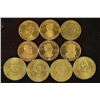 Image 1 : 10 METAL PRESIDENTIAL TOKENS.  EACH DIFFERENT &