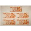 Image 1 : 5-1990 BANK OF ARGENTINA 1 PESO CRISP UNC BILLS