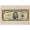 Image 1 : STAR NOTE 1953A $5 US SILVER CERTIFICATE (CRISP