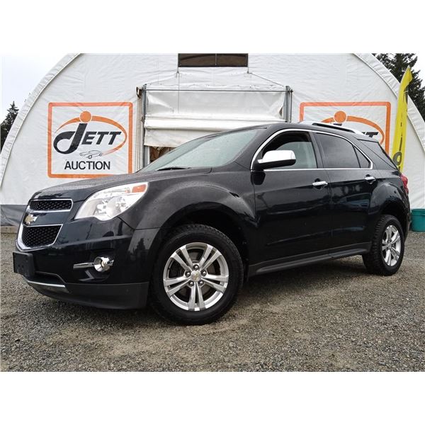 E3 --  2012 CHEVROLET EQUINOX LT AWD, Black, 178311 KM