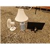 Image 1 : Fan, Table Lamp & 24" RCA TV