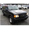 Image 8 : F2 --  2003 FORD RANGER SUPER CAB, Black, 201924 KM