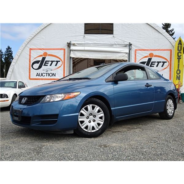 B1 --  2009 HONDA CIVIC DX, Blue, 228596 KM