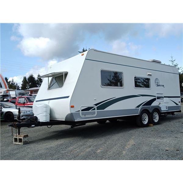 0D -- 2004 SURVEYOR SUPER LIGHT BY FOREST RIVER 24FT APX