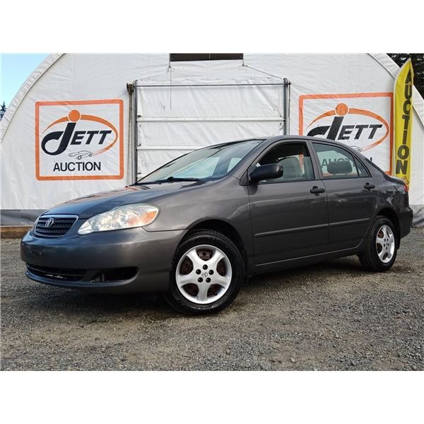 A5 --  2005 TOYOTA COROLLA CE, Brown, 299999 KM  TMU