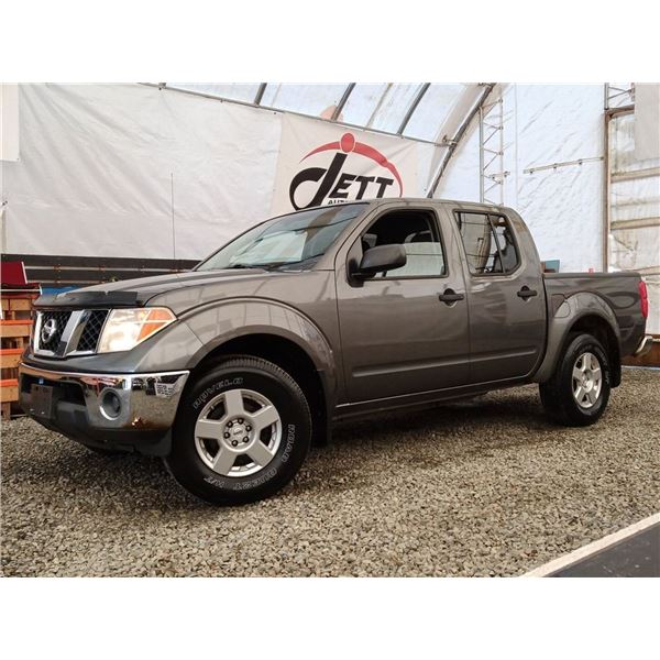 F3 --  2008 NISSAN FRONTIER CREW CAB 4X4, Grey, 195,045 Miles