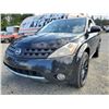 Image 7 : H4 --  2006 NISSAN MURANO SL AWD, Black, 222522 KM