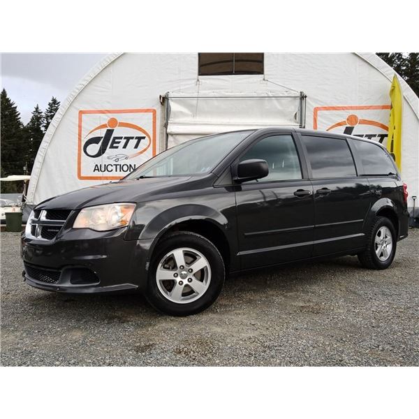 I2 --  2012 DODGE GRAND CARAVAN SE, Grey, 214450 KM