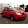 Image 8 : C1 --  2007 HYUNDAI ACCENT, Red, 214516 KM