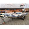 Image 2 : 0E -  2001 11FT APX ALDURA  II ALUMINUM DINGHY ON A 17FT APX 2001 EZ LOADER BOAT TRAILER