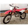 Image 2 : 0M --  2009 HONDA CRF230F DIRT BIKE, RED, Aprox 400 KM "NO RESERVE"