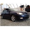 Image 8 : A12A --  2008 MAZDA 3, Blue, 309111 KM