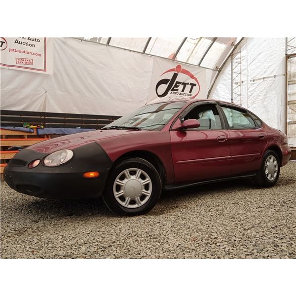 E6 --  1996 FORD TAURUS GL , Red, 37909 MILES KM