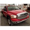 Image 9 : F4 --  2006 DODGE RAM 1500 ST EXT CAB 4X4, Red, 177092 KM