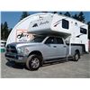 Image 2 : 0B --  2014 DOGE RAM 3500 SLT CREW CAB 4X4 & 2009 EAGLE CAP CAMPER 18FT