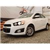 Image 2 : C2 --  2015 CHEVROLET SONIC LT , White, 150278 KM