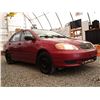 Image 8 : A12 --  2003 TOYOTA COROLLA CE, Red, 299,999 TMU KM