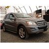Image 10 : C6B --  2011 MERCEDES ML350 BLUETEC DIESEL AWD, Grey, 183676 KM