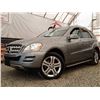 Image 2 : C6B --  2011 MERCEDES ML350 BLUETEC DIESEL AWD, Grey, 183676 KM