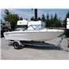 Image 2 : 0E -- APX 19’ 1976 SANGSTER BOAT WITH APX 19’ CALKINS BOAT TRAILER , WHITE