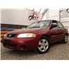 Image 2 : A11 --  2003 NISSAN SENTRA XE, Red, 279878 KM