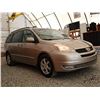 Image 8 : G2 --  2004 TOYOTA SIENNA XLE, GOLD, 342874 KM