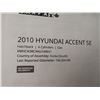 Image 82 : A1 --  2010 HYUNDAI ACCENT SE, Black, 172711 KM   "NO RESERVE"