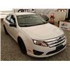 Image 8 : E1 --  2010 FORD FUSION S SEDAN, WHITE, 164,956 KMS