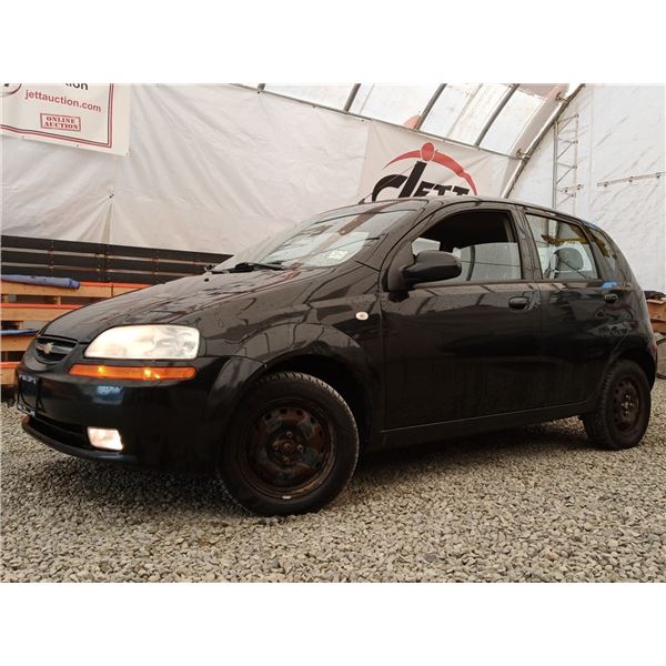 A4 --  2006 CHEVROLET AVEO , Black, 235792 KM