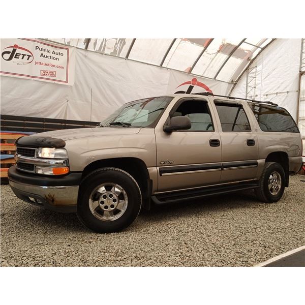 F5 --  2001 CHEVROLET SUBURBAN 1500, Brown, 316875 KM