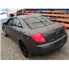 Image 18 : A9 --  2008 PONTIAC G6, Grey, 245284 KM