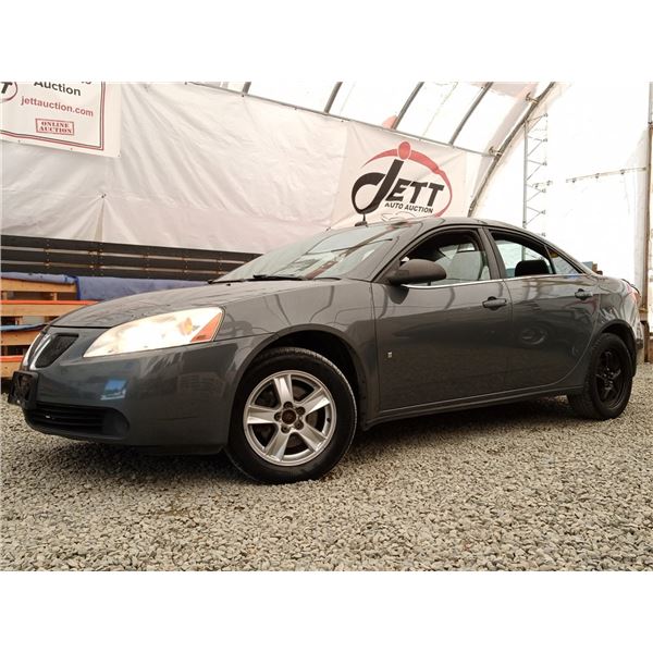 A9 --  2008 PONTIAC G6, Grey, 245284 KM