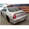 Image 21 : 0K --  2001 CHEVROLET MONTE CARLO SS , Silver, 274262 KM "NO RESERVE"