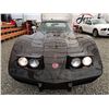 Image 10 : 0ZF --  1976 CHEVROLET CORVETTE STINGRAY T TOP, Black, 95873 MILES TMU 5 DIGIT ODO KM