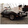 Image 14 : 0ZF --  1976 CHEVROLET CORVETTE STINGRAY T TOP, Black, 95873 MILES TMU 5 DIGIT ODO KM