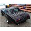 Image 28 : 0ZF --  1976 CHEVROLET CORVETTE STINGRAY T TOP, Black, 95873 MILES TMU 5 DIGIT ODO KM