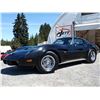 Image 2 : 0ZF --  1976 CHEVROLET CORVETTE STINGRAY T TOP, Black, 95873 MILES TMU 5 DIGIT ODO KM