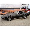 Image 45 : 0ZF --  1976 CHEVROLET CORVETTE STINGRAY T TOP, Black, 95873 MILES TMU 5 DIGIT ODO KM