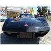Image 7 : 0ZF --  1976 CHEVROLET CORVETTE STINGRAY T TOP, Black, 95873 MILES TMU 5 DIGIT ODO KM