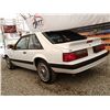 Image 24 : 0ZC --  1990 FORD MUSTANG LX, White, 116450 KM "NO RESERVE"