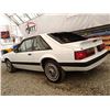 Image 25 : 0ZC --  1990 FORD MUSTANG LX, White, 116450 KM "NO RESERVE"