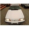 Image 8 : 0ZC --  1990 FORD MUSTANG LX, White, 116450 KM "NO RESERVE"