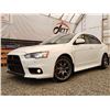 Image 2 : 0T --  2014 MITSUBISHI LANCER EVOLUTION MR AWD, White, 66609 KM  "NO RESERVE"