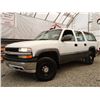 Image 2 : A1 --  2001 CHEVROLET SUBURBAN 2500 4X4, White, 249202 KM  "NO RESERVE"
