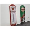 Image 2 : Lot of 2 12" Texaco Thermometers