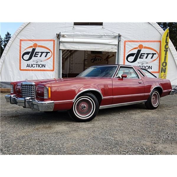 0ZN --  1978 FORD THUNDERBIRD, Red, 73,280 MILES TMU